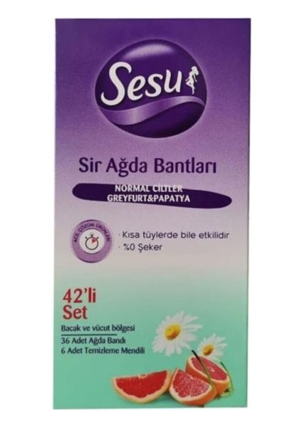 Sir Ağda Bandı Normal Cilt Greyfurt 42 Li