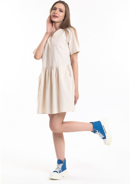 Cep Detaylı Mini Elbise | ELB34254 fırsatları