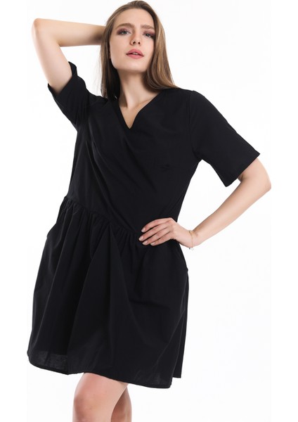 Cep Detaylı Mini Elbise | ELB34254 modelleri