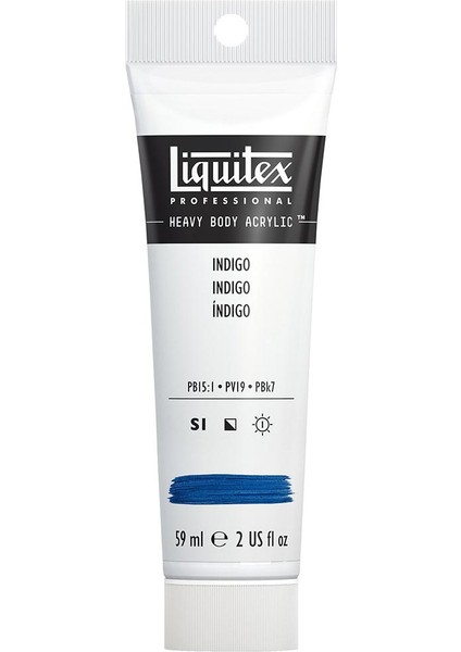 Professional Heavy Body Akrilik Boya 59ML Indigo 208 S1