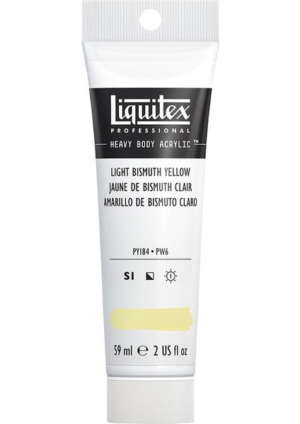 Professional Heavy Body Akrilik Boya 59ML Light Bismuth Yellow 156 S1