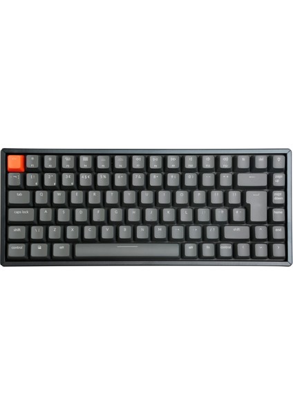 K2 Kablosuz Mekanik Oyuncu Klavyesi-Hot-Swappable-Rgb -Bluetooth 5.1-Multitasking-Gateron G Pro Blue Switch-Alüminyum Çerçeve -(Version 2) Uk Iso Layout