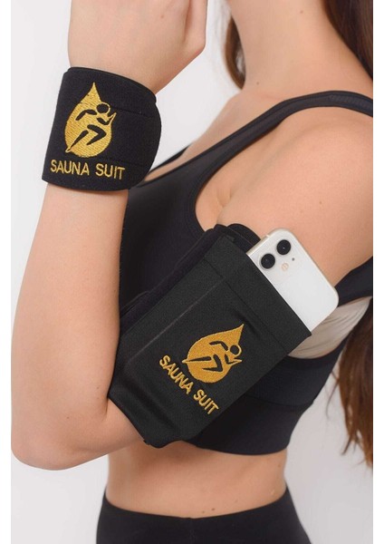 Inceltici Terlemeye Yardımcı Şort ve Neopren Sporcu Bileklik - Koşu Bandı 3 Lü Takım Set modelleri