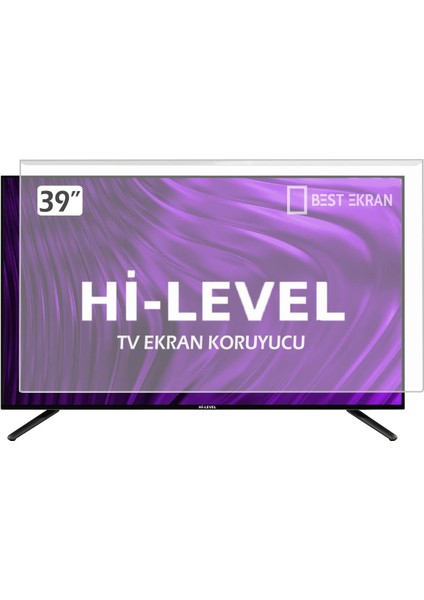 Hılevel HL39DMN13 Tv Ekran Koruyucu - Hi Level 39" Inç Tv Ekran Koruyucu Camı