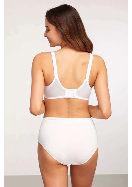 Martına Toparlayıcı Dantelli Sütyen Beyaz modelleri