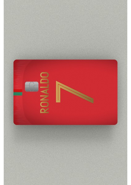Cristiao Ronaldo Portekiz 7 Kredi Kartı & Akbil Sticker Kaplama