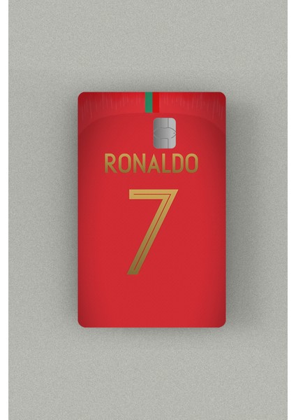 Cristiao Ronaldo Portekiz 7 Kredi Kartı & Akbil Sticker Kaplama fiyatları