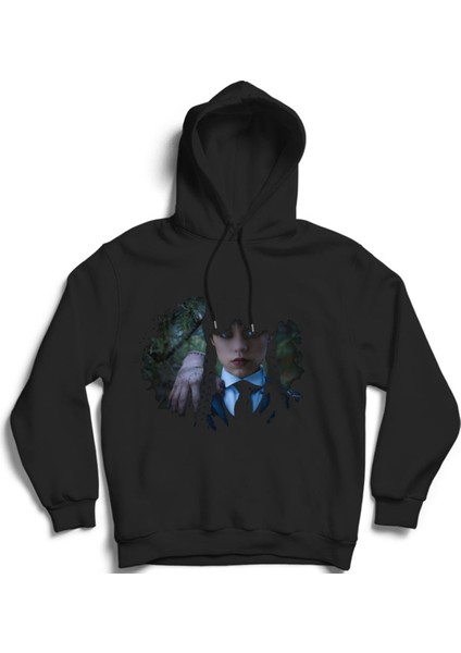 Wednesday And Thing, Hand, El S2 Kapüşonlu Sweatshirt Hoodie
