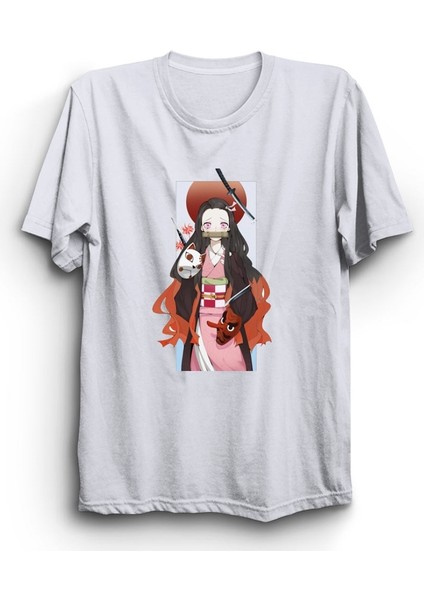 Nezuko Kamado S3 Demon Slayer, Iblis Keser, Anime Tişört