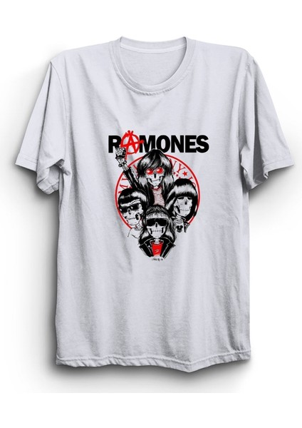 Ramones, Skull, Rock Metal Grup Tişörtü