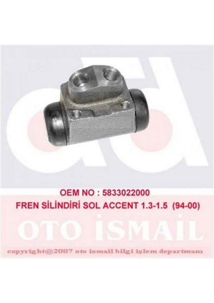 Fren Silindiri [ Hyundai Accent I Sedan 1.3/1.5i 16V ]