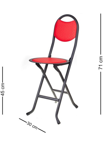 Katlanır Sandalye Kırmızı