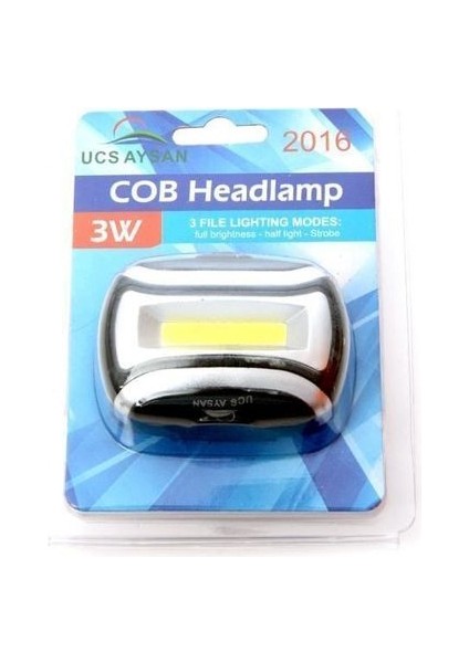 Lamp Kafa Feneri 3W Cob Head 3 RDL-410