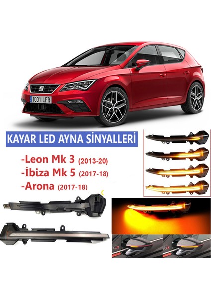 Seat Leon Mk3 Kayar Sinyal- Leon Kayar LED Ayna Sinyali