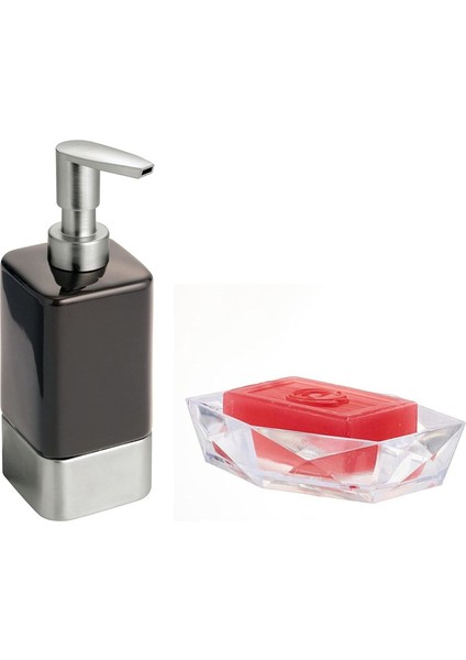 Sıvı Sabunluk ve Sabunluk 2'li Banyo Seti