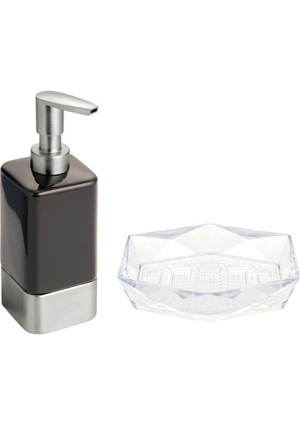 Sıvı Sabunluk ve Sabunluk 2'li Banyo Seti