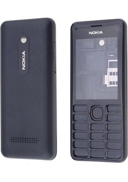 Nokia 206 Asha 206 Kasa Kapak Siyah