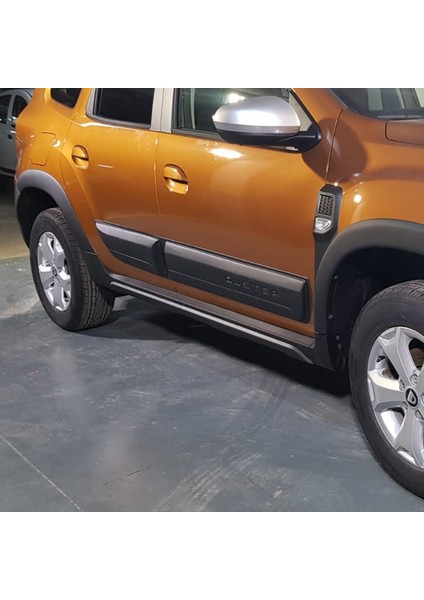 Acun Tuning Acuntuning Dacia Duster 2018 ve Sonrası Kapı Koruma Plastiği Düz Dodik Seti 4 Parça