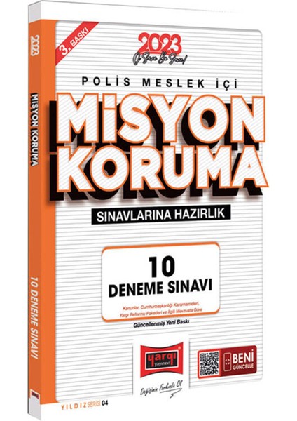 2023 Yıldız Serisi Polis Meslek Içi Misyon Koruma 10 Deneme Sınavı