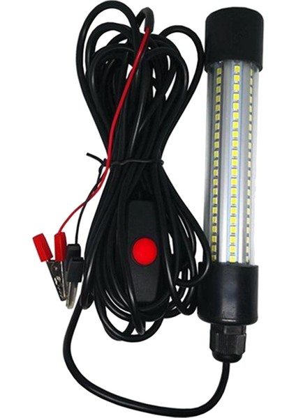 LED Fıshıng Hızlı Boge 12V Sualtı Dalgıç Gece Crappie Shad Squid Cazibesi Sıcak Beyaz(Yurt Dışından)