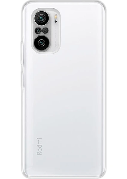 Happycase Xiaomi Redmi K40 Pro Kılıf Deluxe 2mm Şeffaf Silikon - Şeffaf