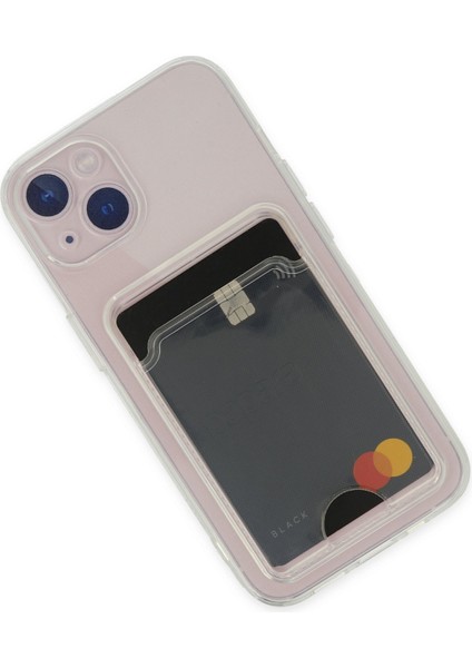 Apple iPhone 14 Kılıf Kart Şeffaf Silikon - Şeffaf modelleri