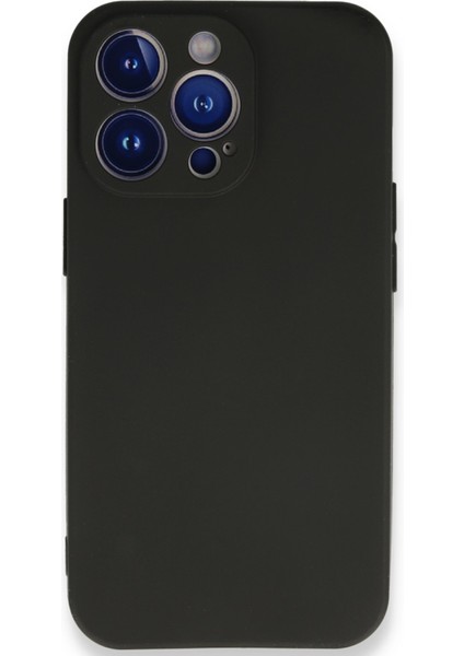 Apple iPhone 14 Pro Max Kılıf First Silikon - Siyah