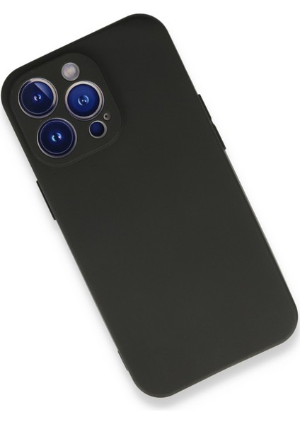 Apple iPhone 14 Pro Max Kılıf First Silikon - Siyah