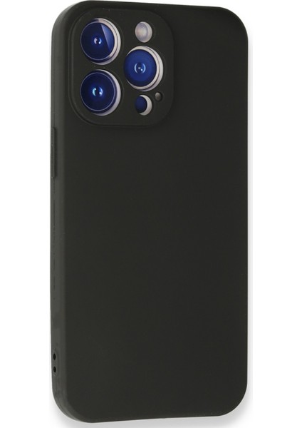 Apple iPhone 14 Pro Max Kılıf First Silikon - Siyah
