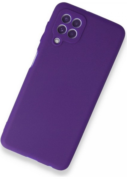 Happycase Samsung Galaxy M32 Kılıf First Silikon - Mor