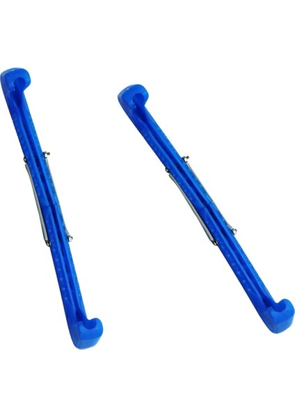 1 Çift Buz Hokeyi Paten Pateni Bıçağı Kapakları Ayarlanabilir Mavi (Yurt Dışından)