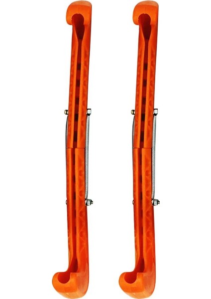 1 Çift Buz Hokeyi Paten Pateni Bıçağı Kapakları Ayarlanabilir Portakal (Yurt Dışından) fiyatları