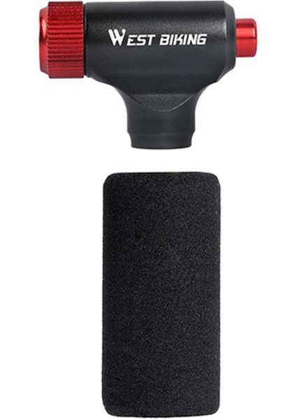 Valf Kırmızı Için Bisiklet Co2 Pompa Şişiricisi Lastik Şişiricisi (Yurt Dışından)
