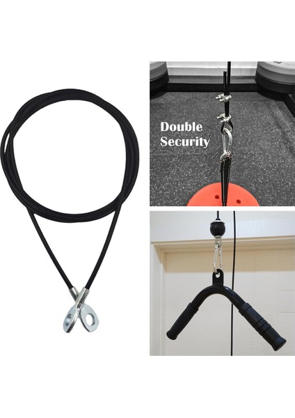 Çelik Fitness Dıy Kasnak Kablo Halat Sistemi Kol Triceps Gym Accessories (Yurt Dışından) indirimleri