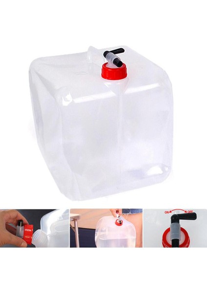 Içme Suyu Sürahi Katlanır Su Kova Şişesi Açık Hava Kamp Arabası 20L(Yurt Dışından) fırsatları