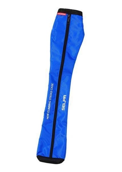 2x Oxford Yürüyüş Çubuğu Taşıma Çantası Su Geçirmez Trekking Yürüyüş Direği Çantası Mavi