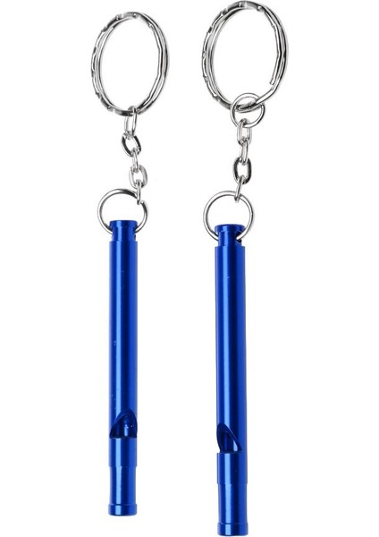 2pcs/set Açık Hava Hayatta Kalma Acil Düdük Kamp Kamp Eğitim Mavi ile