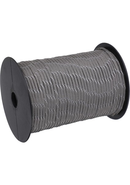 100M Yansıtıcı Paracord Parachute Cord Halat Guy Hattı Kamp Için Siyah(Yurt Dışından)