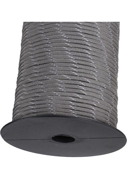 100M Yansıtıcı Paracord Parachute Cord Halat Guy Hattı Kamp Için Siyah(Yurt Dışından) indirimleri
