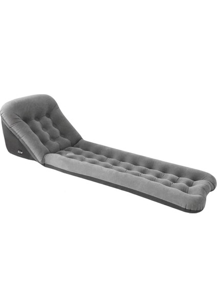 Kamp Şişme Hava Yatak Hafif Akın Hava Yatak Pad Trekking Gri Hava Valf