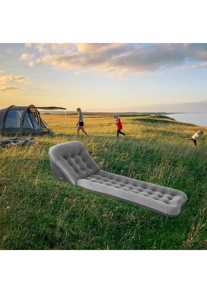 Kamp Şişme Hava Yatak Hafif Akın Hava Yatak Pad Trekking Gri Hava Valf fırsatları