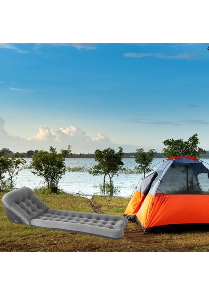 Kamp Şişme Hava Yatak Hafif Akın Hava Yatak Pad Trekking Gri Hava Valf indirimleri