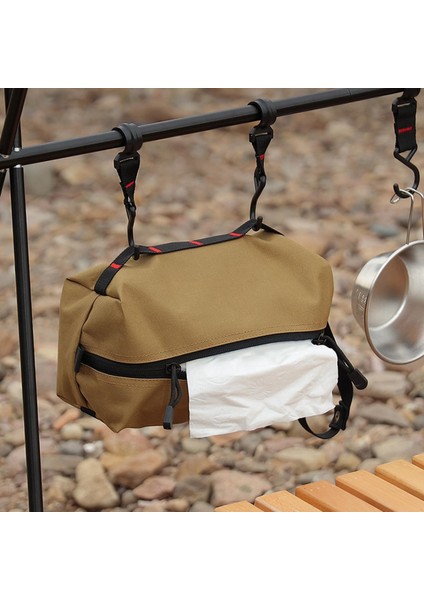 Açık Kağıt Mendil Kasası Tutucu Kumaş Peçete Tutucu Asılı Araba Banyo Haki fırsatları