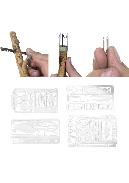 Kart Survival Card Fishing Gear Dış Mekan Kamp Yürüyüşü fırsatları