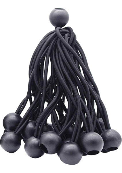 10PCS/SET Dayanıklı Top Bungee Kordonları Çadır Muşamba Bağları Kanopi Için Kanopi Için Kayış