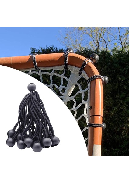 10PCS/SET Dayanıklı Top Bungee Kordonları Çadır Muşamba Bağları Kanopi Için Kanopi Için Kayış modelleri