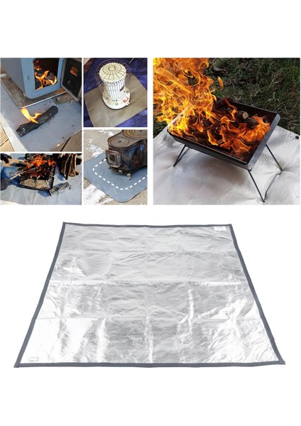 Fireproof Mat Yangın Yastığı Çim Sıcaklığa Dayanıklı Ahşap Yanma Avlusu L 60X100CM modelleri