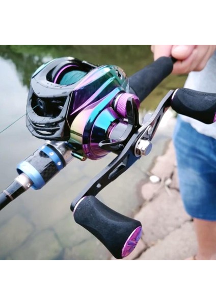 Baitcasting Balıkçı Makarası 7.2: 1 Oran Metal Balıkçı Tuzlu Su Mikro Sağ El