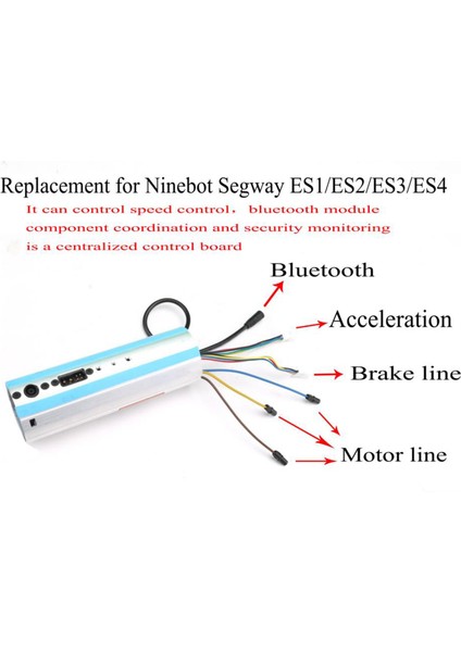 's'nin ES2ES4 Scooter Devre Kart Bluetooth Gösterge Tablosu Ekran Parçaları Kontrol Kartı