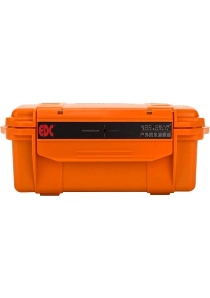 Su Geçirmez Takım Kutusu Kap Kilitlenebilir Taşıma Kasası Hava Geçirmez Depolama Çantası Turuncu 200X98X82MM(Yurt Dışından)